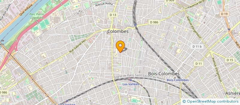 localisation de l'entreprise FERVEL à COLOMBES
