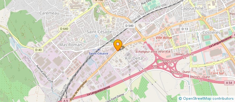 localisation de l'entreprise FERVER à NIMES