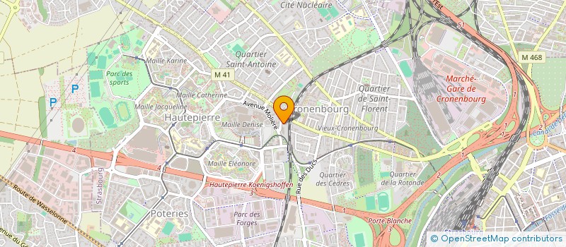 localisation de l'entreprise FERVERALU FRANCE à STRASBOURG