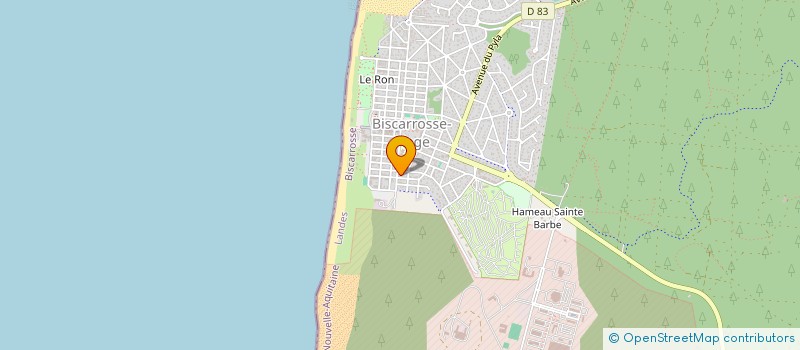 localisation de l'entreprise FERVIE  BISCARROSSE