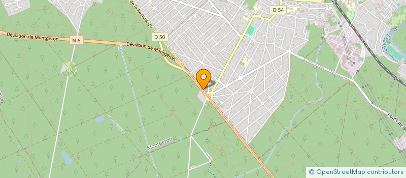 localisation de l'entreprise FERVIL à BRUNOY