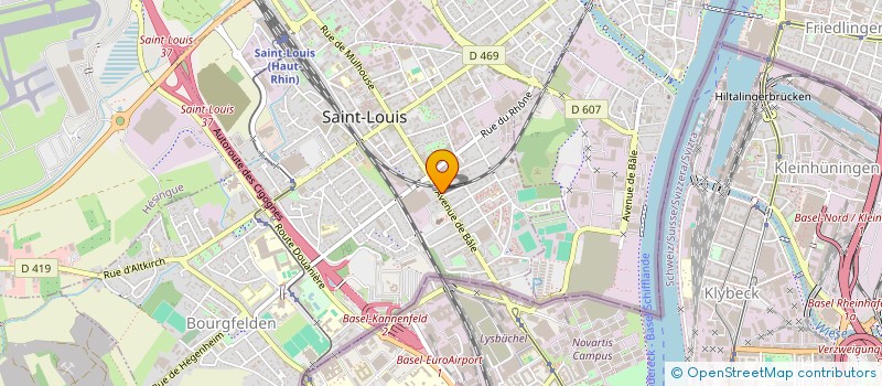 localisation de l'entreprise FERVOLAS SCI  SAINT-LOUIS