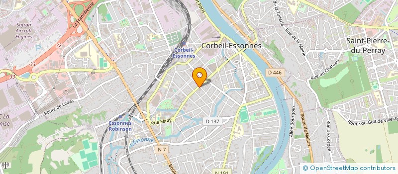 localisation de l'entreprise FERYA MEUBLES à CORBEIL-ESSONNES