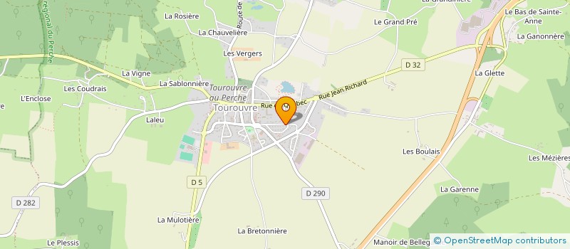 localisation de l'entreprise FERYAL à TOUROUVRE AU PERCHE