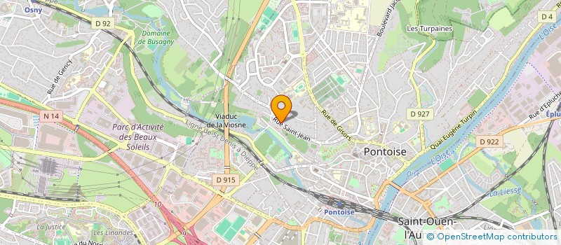 localisation de l'entreprise FERYCAP  PONTOISE