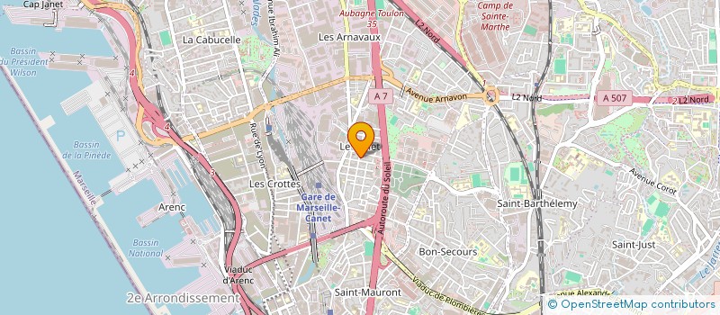 localisation de l'entreprise FERYEL IMMOBILIER à MARSEILLE