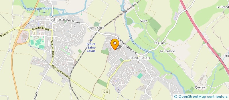 localisation de l'entreprise FESAJ  SAINT-GELAIS