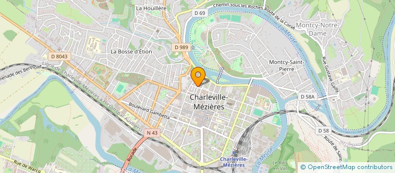 localisation de l'entreprise FESC  CHARLEVILLE-MEZIERES
