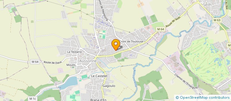 localisation de l'entreprise FESH  AUSSONNE