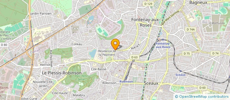 localisation de l'entreprise FESSA à LE PLESSIS-ROBINSON