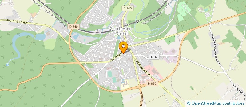 localisation de l'entreprise FESSARD FROID SERVICES  CONCHES-EN-OUCHE