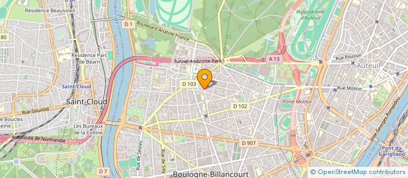 localisation de l'entreprise FESSART18 à BOULOGNE-BILLANCOURT