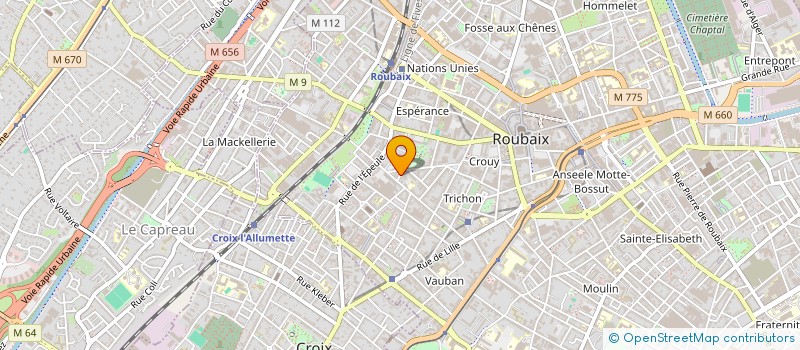 localisation de l'entreprise FESSLER AGENCEMENT & MULTISERVICE  ROUBAIX