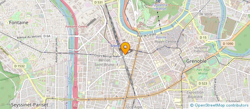 localisation de l'entreprise FESSLER & ASSOCIES  GRENOBLE