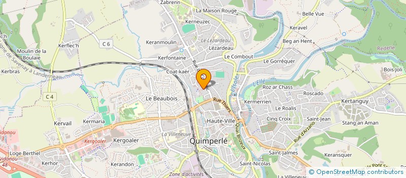 localisation de l'entreprise FEST AN HOLL  QUIMPERLE