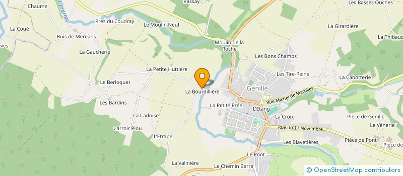 localisation de l'entreprise FEST' OFF  GENILLE