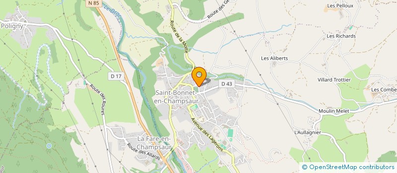 localisation de l'entreprise FESTA à SAINT-BONNET-EN-CHAMPSAUR