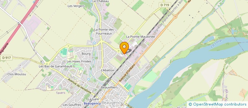 localisation de l'entreprise FESTA à BEAUGENCY