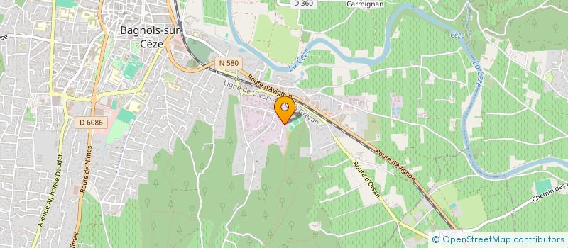 localisation de l'entreprise FESTABOX à BAGNOLS-SUR-CEZE