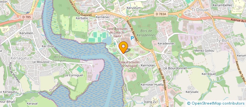 localisation de l'entreprise FESTAO à QUIMPER