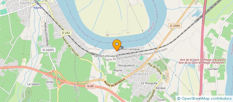 localisation de l'entreprise FESTAS D'ARVEYRES  ARVEYRES