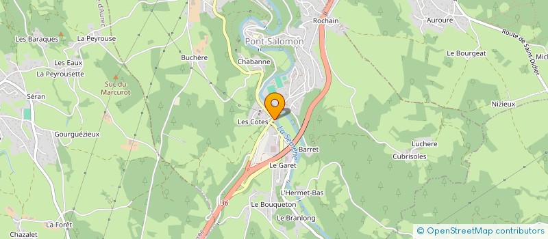 localisation de l'entreprise FESTEK REVETEMENTS  PONT-SALOMON