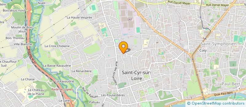 localisation de l'entreprise FESTHEA  SAINT-CYR-SUR-LOIRE