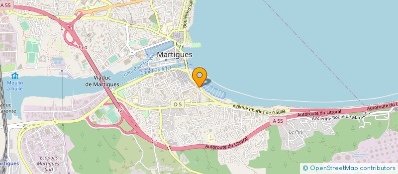 localisation de l'entreprise FESTI à MARTIGUES