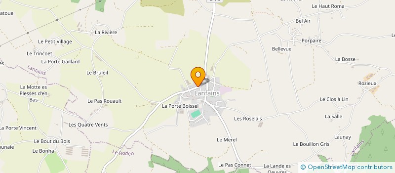 localisation de l'entreprise FESTI'80  LANFAINS