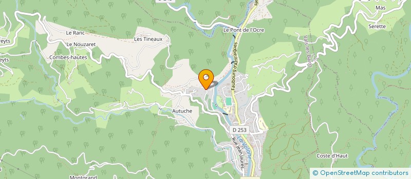 localisation de l'entreprise FESTI ARDECHE  VALS-LES-BAINS