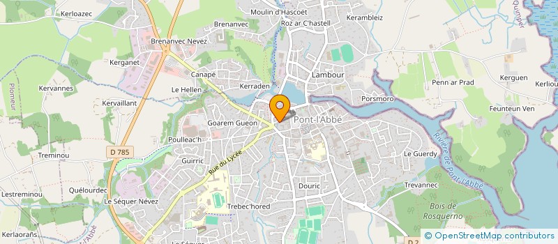 localisation de l'entreprise FESTI BIGOU à PONT-L'ABBE