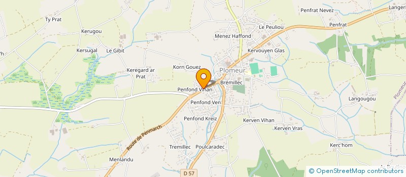 localisation de l'entreprise FESTI' BIGOUD  PLOMEUR