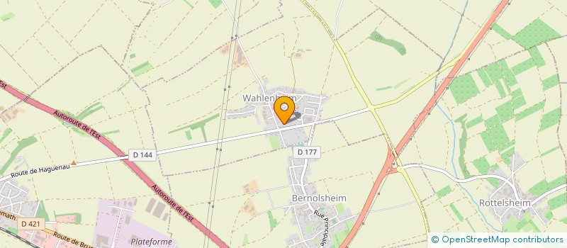 localisation de l'entreprise FESTI'CREPES & GAUFRES  WAHLENHEIM