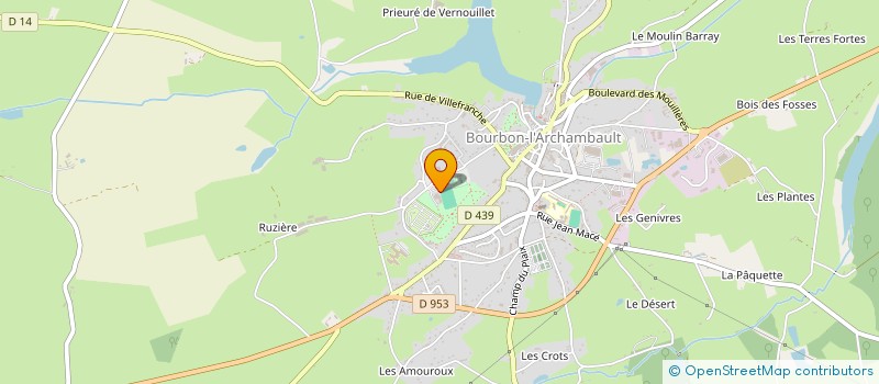 localisation de l'entreprise FESTI'FION  BOURBON-L ARCHAMBAULT