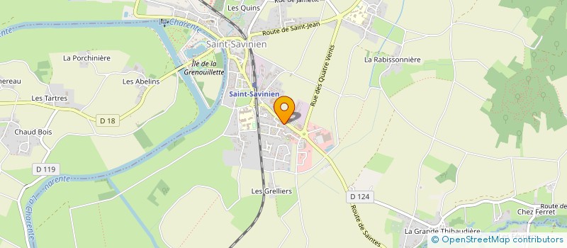 localisation de l'entreprise FESTI FLORE à SAINT-SAVINIEN