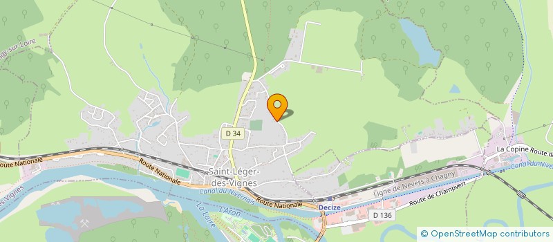 localisation de l'entreprise FESTI'GENERATIONS  SAINT-LEGER-DES-VIGNES