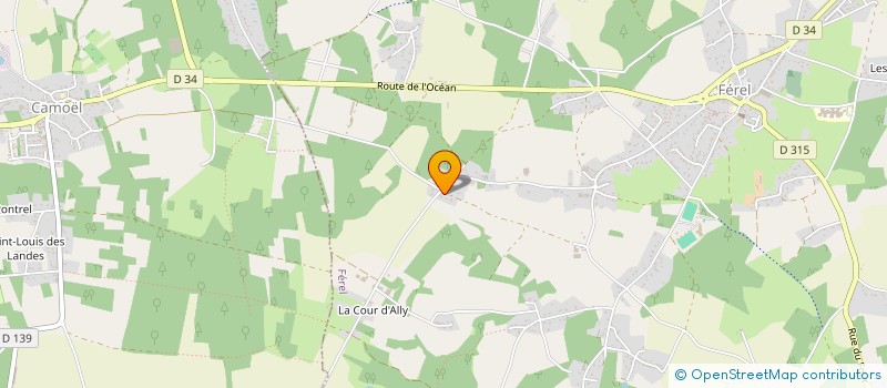 localisation de l'entreprise FESTI'GUINGUETTE  FEREL