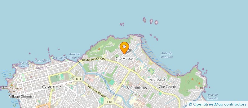 localisation de l'entreprise FESTI'JE  CAYENNE