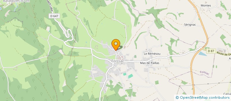 localisation de l'entreprise FESTI'JEUX  FOISSAC