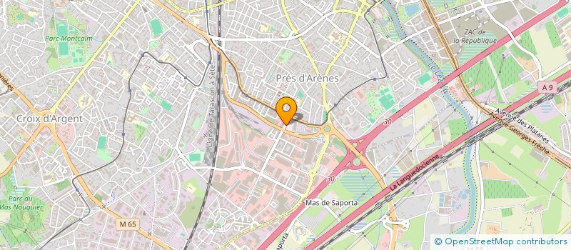 localisation de l'entreprise FESTI LOISIRS SARL à MONTPELLIER