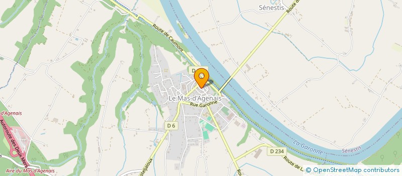 localisation de l'entreprise FESTI'MAS  LE MAS D'AGENAIS