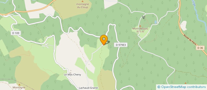 localisation de l'entreprise FESTI'MAUSSAC - COMITE DES FETES  MAUSSAC