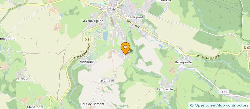 localisation de l'entreprise FESTI MUSIQUES  CORCIEUX