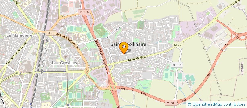 localisation de l'entreprise FESTI ' NOTES  SAINT-APOLLINAIRE