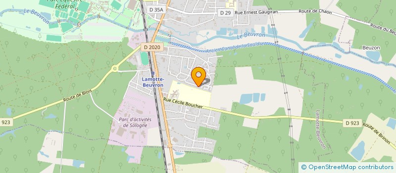 localisation de l'entreprise FESTI.NOUAN à NOUAN-LE-FUZELIER