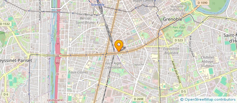 localisation de l'entreprise FESTI'PRINT  GRENOBLE