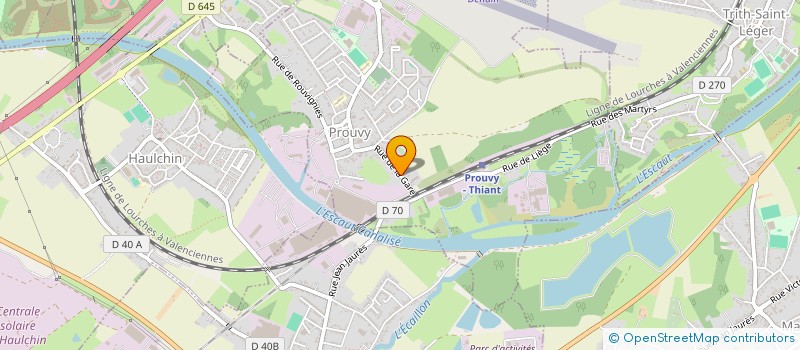 localisation de l'entreprise FESTI-PROUVY  PROUVY