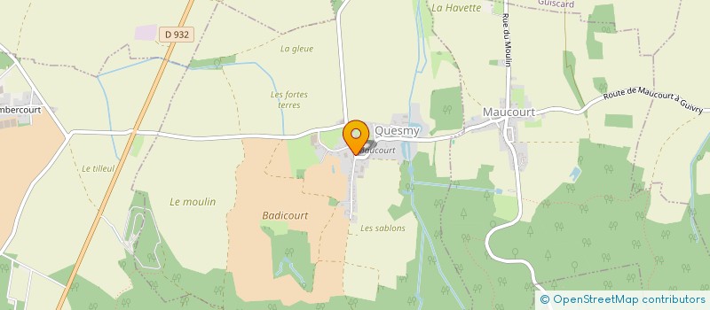 localisation de l'entreprise FESTI QUESMY  QUESMY