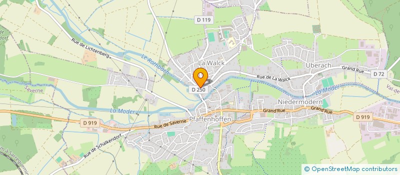 localisation de l'entreprise FESTI'VAL  VAL-DE-MODER