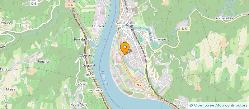 localisation de l'entreprise FESTI - VALLIER  SAINT-VALLIER